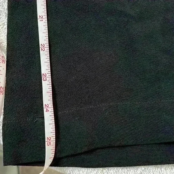 Aritzia Wilfred Sheer Flowy Wide Leg Ankle Pull On Pant Elastic Waist Black Sz M - Picture 7 of 11